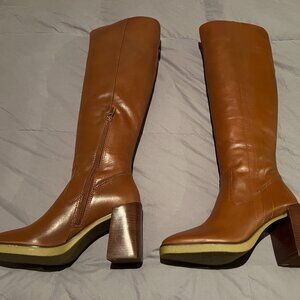 Vince Camuto Eyana OTK Boots Wide Calf - Size 7M